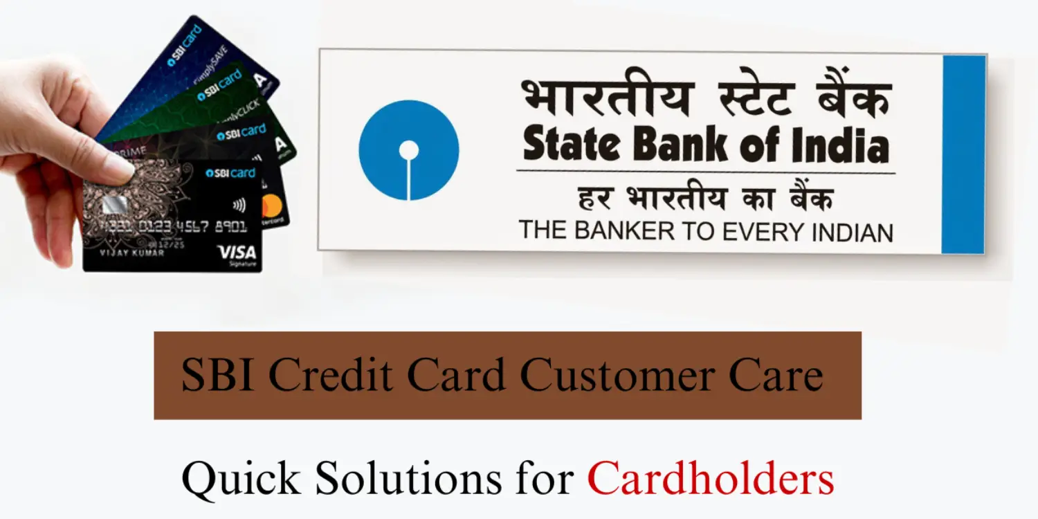 sbi credit card and customer care